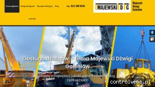 usługi dźwigowe Krzewno - majewskidg.pl