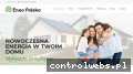 Screenshot strony eneopolska.pl