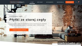 Płytki z cegły - sklep Dekoracyjna Cegła