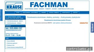 Rusztowania aluminiowe Krause, drabiny, pomosty