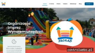 prorad.pl - Dmuchany zamek wynajem
