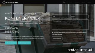 Kontenery WILK - śmieci, odpady, gruz