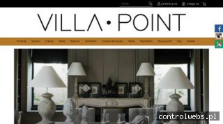 biały kredens vintage villapoint.pl