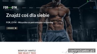 sprzęt do domowej siłowni