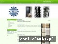 Screenshot strony zaluzje-pionowe.pl