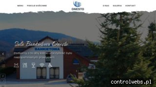 Sala weselna Międzybrodzie Bialskie - salaonesto.pl