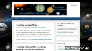 Astrolog Robert Marzewski - horoskopy profesjonalne
