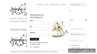Fandom shop gadżety filmowe i książkowe, magiczne prezenty.