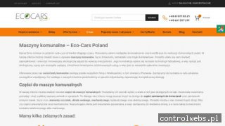 zamiatarki wynajem Poznań ecocarspoland.pl