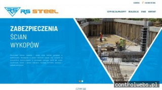 Zabezpieczenia wykopów ziemnych - rs-steel.pl