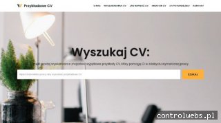 Przykładowe CV - Wyszukiwarka wzorów CV