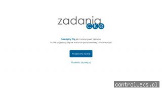 Matura podstawowa z matematyki | Zadania CKE