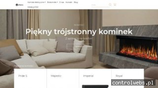 Kominki elektryczne bez grzania - aflamo.pl