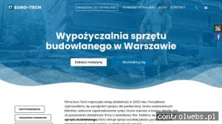 wypożyczalnia maszyn warszawa euro-tech.waw.pl