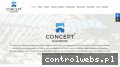 Screenshot strony concepteiendom.pl