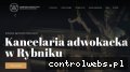 Screenshot strony adwokatwoszczyna.pl