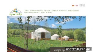 4 żywioły - noclegi w jurtach i domkach kopułowych