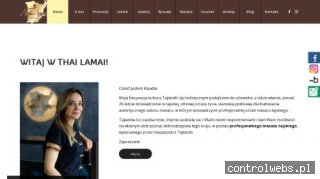 Masaż tajski pleców Poznań thailamai.pl