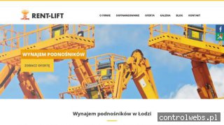 podnośniki koszowe wynajem rent-lift.pl