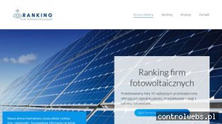 Ranking firm fotowoltaicznych - Fotowoltaika top 10