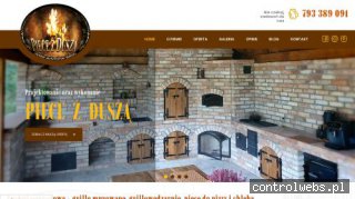 Kuchnia ogrodowa z grillem - piecezdusza.pl