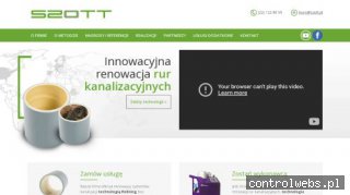 Szott - Bezinwazyjna naprawa rur
