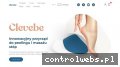 Screenshot strony clevebe.pl