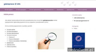 Gdzie praca - gdziepraca.info