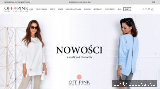 Spodnie dresowe damskie - offpink.pl