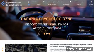 Psychotechniczne badania kierowców Dąbrowa Górnicza