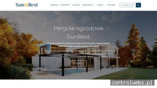 Pergola tarasowa - sunrest.pl