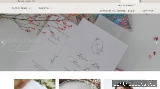 karteria zaproszenia ślubne