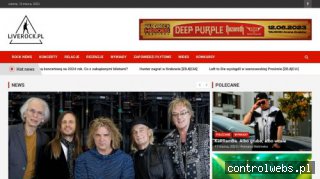 Portal muzyczny LiveRock. Muzyka, koncerty i recenzje płyt