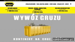 Wywóz gruzu Łódź, Pabianice. Wasiak Gruz