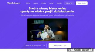 Platforma do tworzenia kursów online - webtolearn.pl