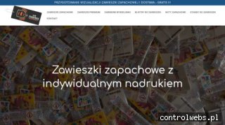 Zawieszki zapachowe z indywidualnym nadrukiem