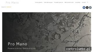 Pro Mano - Tynki dekoracyjne Żywica Mikrocement Łódź