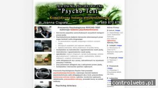 Psycholog dziecięcy dr Joanna Ciąpała Psycho-Test Łańcut