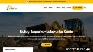 ADI-BUD Usługi minikoparką Konin