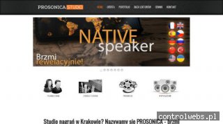 Studio nagrań - prosonica.pl