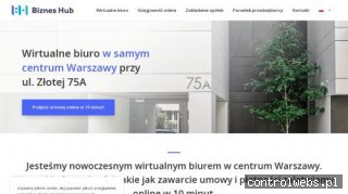 Wirtualne Biuro Złota 75A Warszawa - Biznes Hub