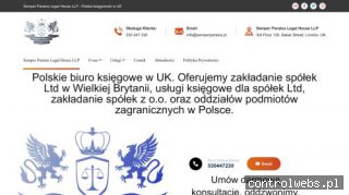 Polskie biuro księgowe w Anglii Rejestracja spółek ltd