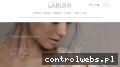 Screenshot strony larumi-fabrics.com