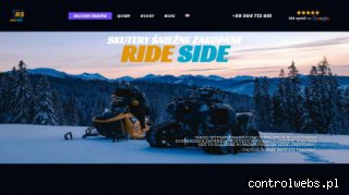 Skutery śnieżne Zakopane - Ride Side