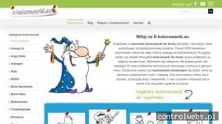 Darmowe kolorowanki do druku - E-kolorowanki.eu