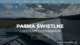 Calmtec Rooflights - pasma świetlne i systemy oddymiania