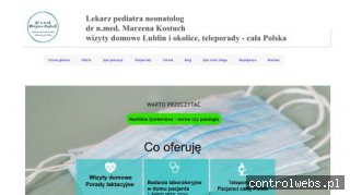 Pediatra Lublin Wizyty Domowe Lekarz Marzena Kostuch – Wizyt
