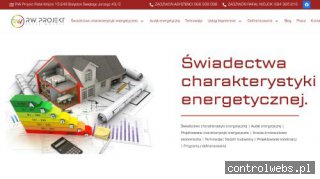 RW Projekt Świadectwo energetyczne