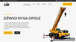 K2 Usługi Dźwigowe - Wynajem dźwigów z operatorem Opole
