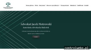 Kancelaria adwokacka - piotrowski.bialystok.pl